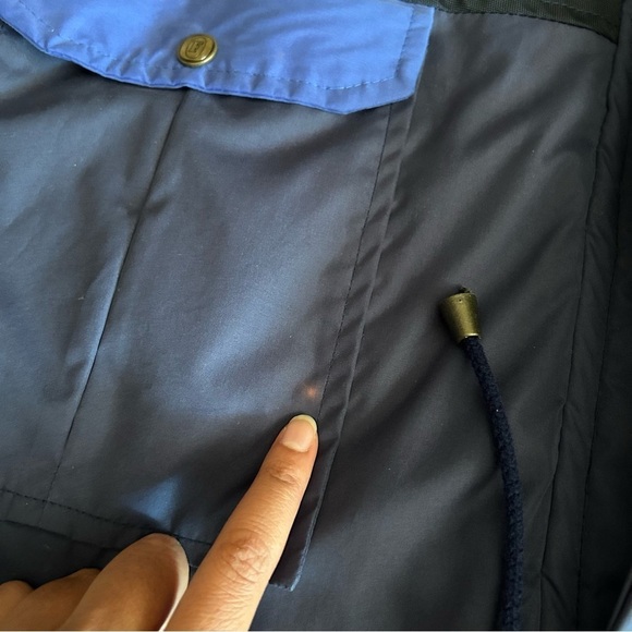 Vintage Fosters Grand Prix Navy Down Jacket - Picture 7 of 15